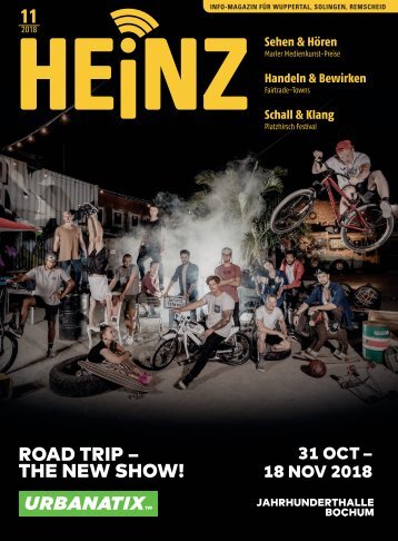 11-2018 HEINZ MAGAZIN Wuppertal - Solingen - Remscheid