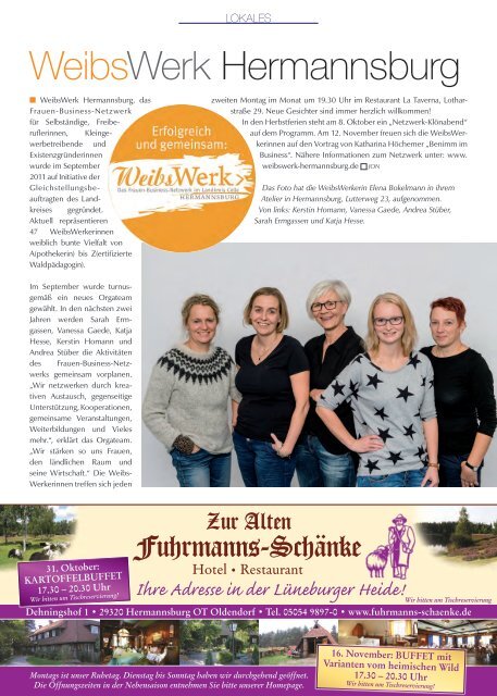 Hermannsburger Journal 5 2018 OKTOBER