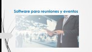 Software para reuniones y eventos para empresas