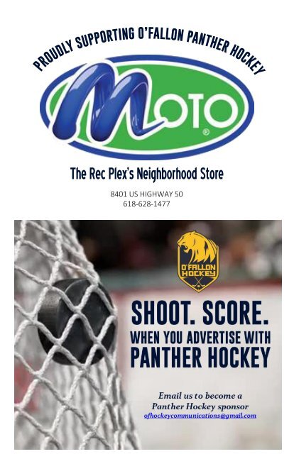 O'Fallon Panthers Ice Hockey 2018-2019 Season Media Guide