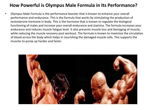 Olympus Male Formula