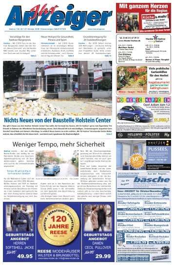 Ihr Anzeiger Itzehoe 43 2018