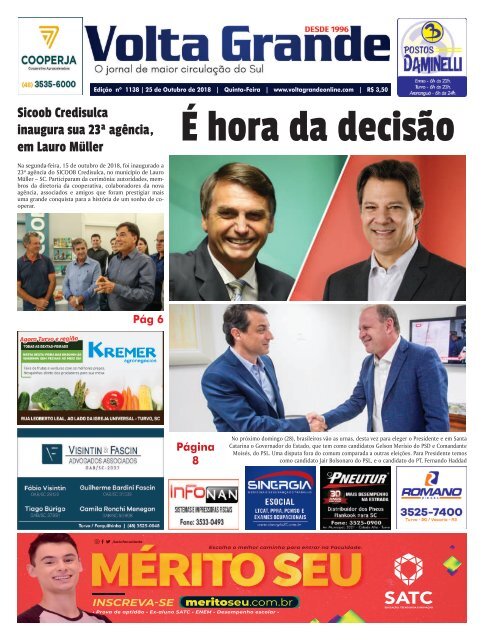 Jornal Volta Grande | Edição1138 / Região 