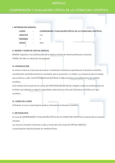 PROGRAMA VIRTUAL MODULO II 