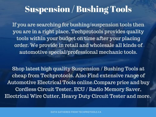 Buy Online Suspension  Bushing Tools
