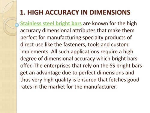 5 WAYS STAINLESS STEEL BRIGHT BARS CAN IMPROVE YOUR BUSINESS