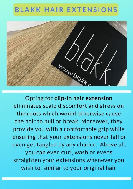 Best Clip in Hair Extensions Melbourne - Blakk