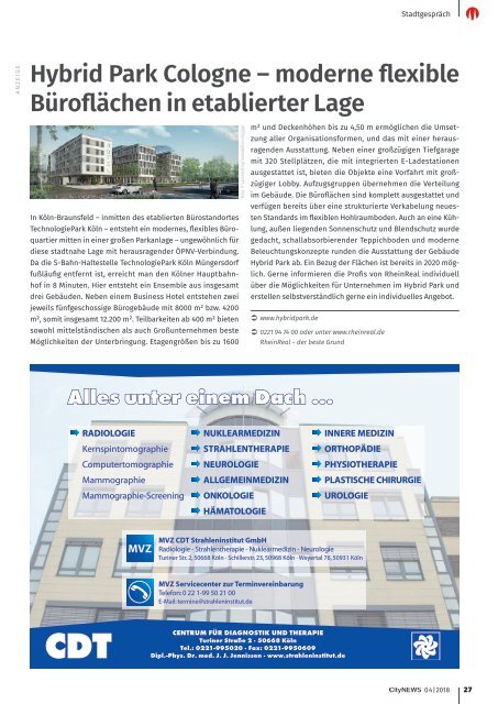 CityNEWS-Ausgabe 04 / 2018