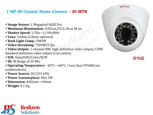 Video Surveillance - Product Catalogue