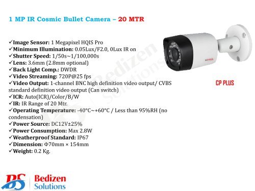 Video Surveillance - Product Catalogue