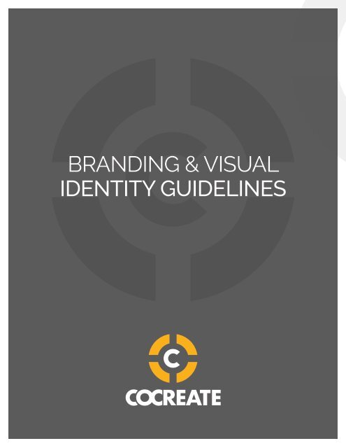 COCREATE Branding Guidelines FINAL