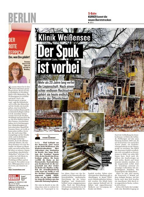 Berliner Kurier 27.10.2018