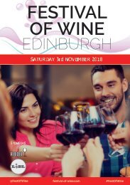 Edinburgh Festival of Wine 2018 | Wine Tasting Catalogue