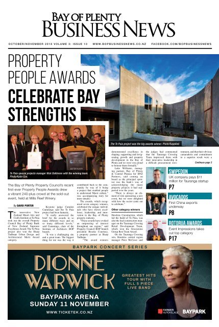 BAY OF PLENTY BUSINESS NEWS OCT/NOV 2018