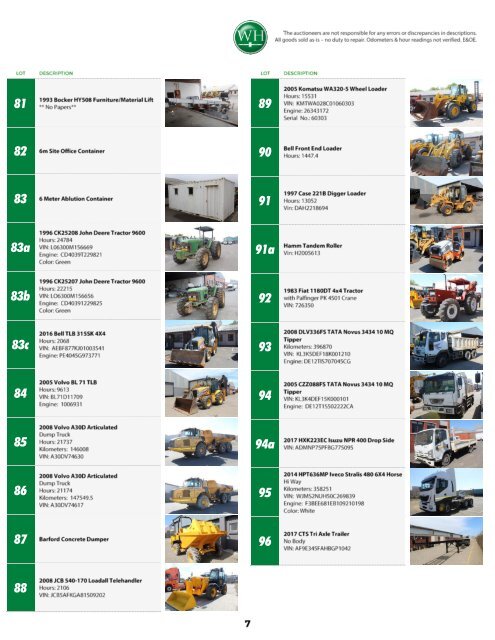WH Auction Catalog - Cape Town 31 October