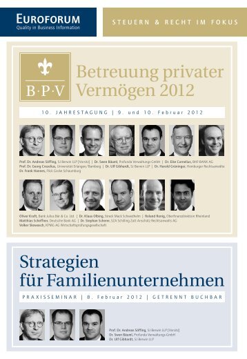 Betreuung privater Vermögen 2012 Strategien für ...