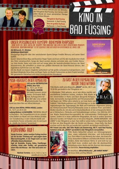 wasistlos Bad Füssing Magazin November 2018