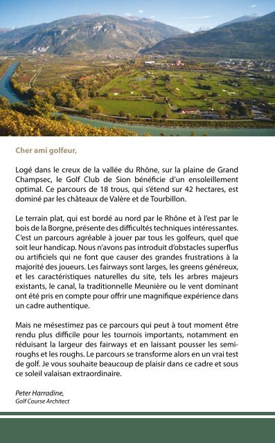 Golf Guide Sion 2015
