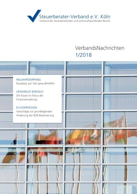 VerbandsNachrichten 1 I 2018