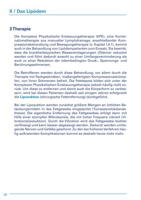 Informationsbroschuere Lymphoedem