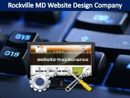 Rockville MD Website Design Company