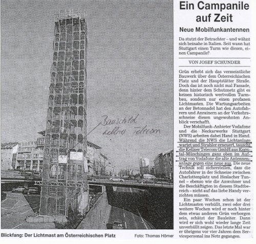 Ein'Campanile auf Zeit' - Kellner Netcom