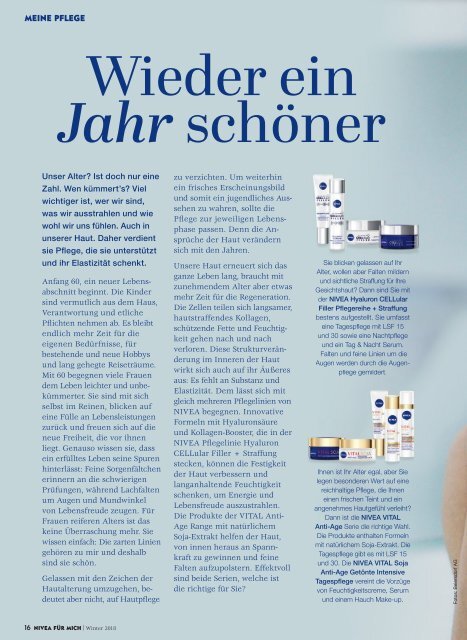 NIVEA FÜR MICH Magazin – Winter 2018