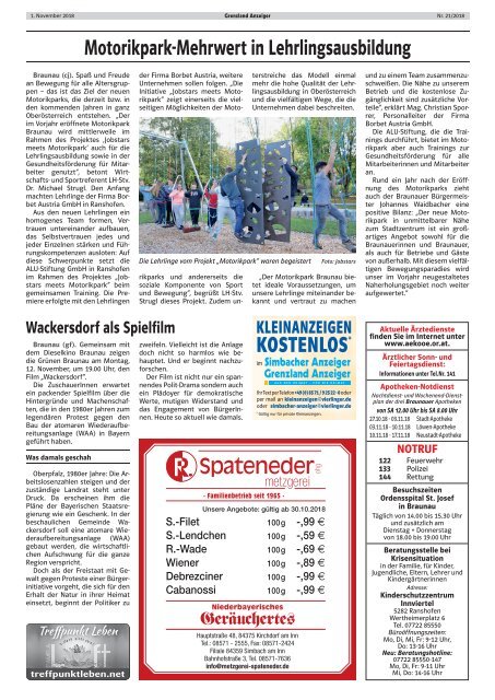 01.11.18 Grenzland Anzeiger