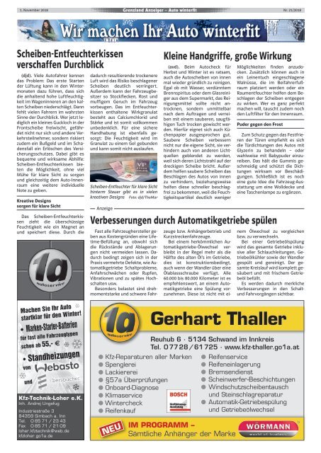 01.11.18 Grenzland Anzeiger