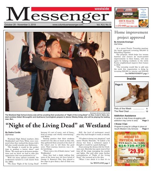 Westside Messenger - October 28th, 2018