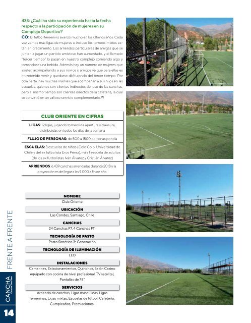 Revista Cancha 433 Edición 4to Trimestre 2018 (baja)