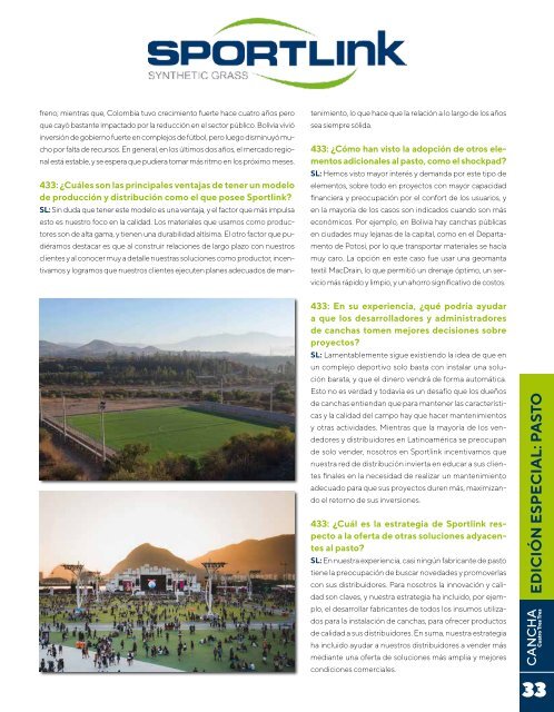 Revista Cancha 433 Edición 4to Trimestre 2018 (baja)