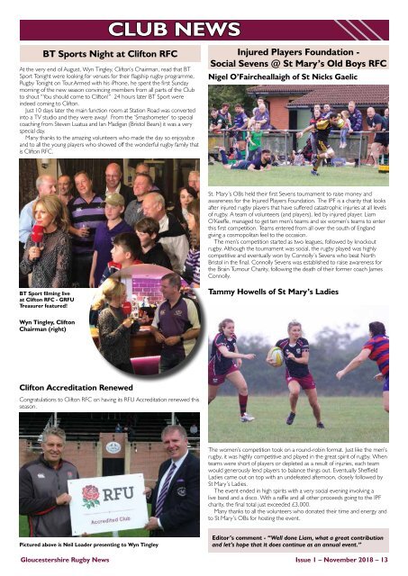 GRFU Issue 1 2018