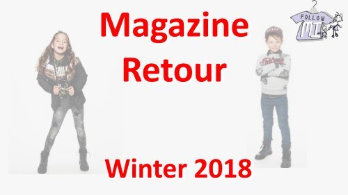 Magazine wintercollectie 2018 Retour