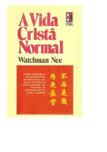 DocGo.Net-Watchman Nee - A vida cristã normal.pdf