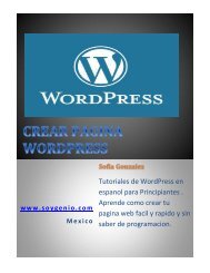 Crear pagina WordPress
