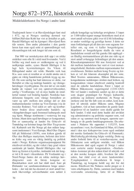Norge 872-1972, historisk oversikt 