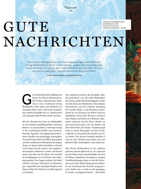 KUNSTINVESTOR AUSGABE NOVEMBER 2018