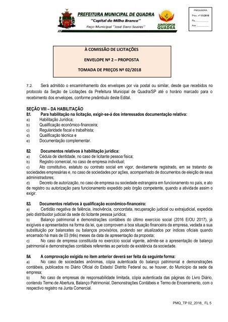 EDITAL TP 02_2018_Contratação de serviços especializados para elaboração de projeto