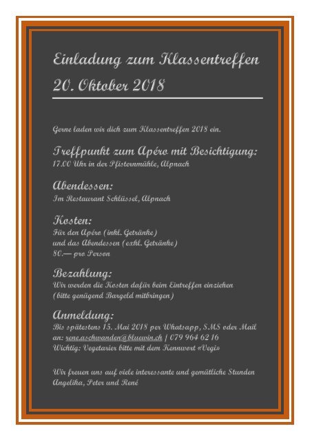 Einladungsvorlage Zum Abendessen
