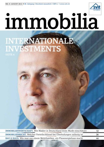 Immobilia 2013/08 - SVIT