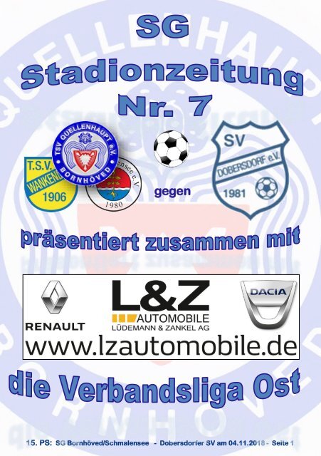 TSV  Stadionzeitung 7-18-DSV-041118