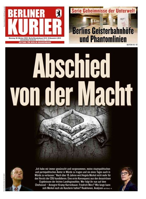 Berliner Kurier 30.10.2018