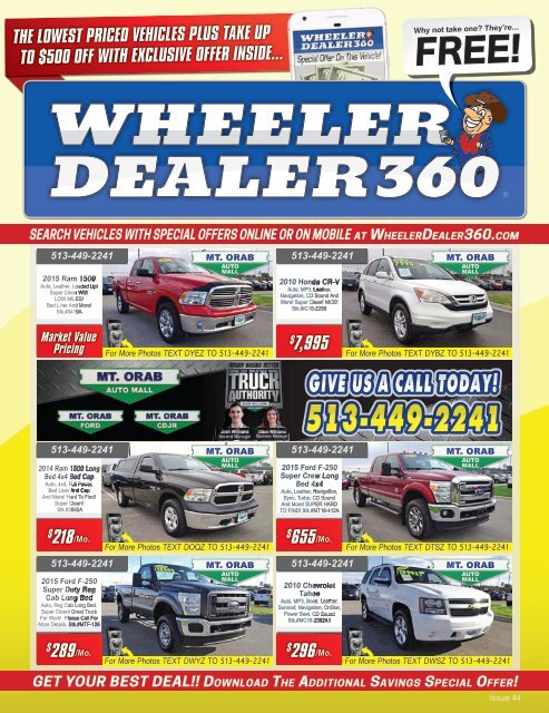 Mt Orab Auto Mall >> Wheeler Dealer 360 Issue 44 2018 Mt Orab Auto Mall >> Wheeler Dealer 360 Issue 44 2018
