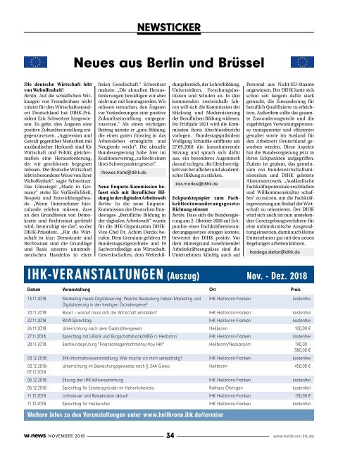 HANDEL IM WANDEL| w.news 11.2018