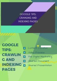 GOOGLE TIPS_ CRAWLING AND INDEXING PAGES