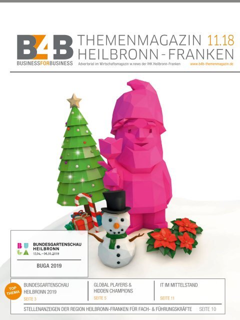 BUNDESGARTENSCHAU HEILBRONN 2019 | B4B Themenmagazin 11.2018