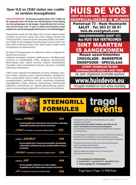 Editie Ninove 31 oktober 2018