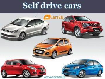 Immediate hire Self Drive Cars in Coimbatore -Cars2u