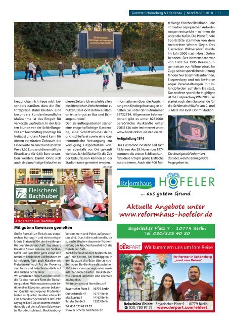 Gazette Schöneberg & Friedenau November 2018